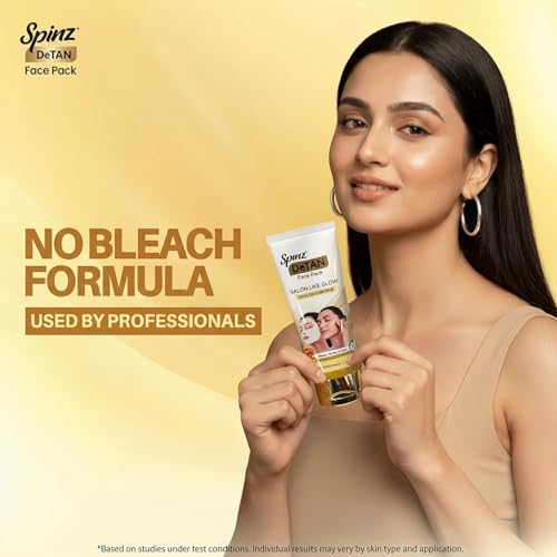 Image 5 of SpinZ DeTan Face Pack with Besan, Honey & Kojic Acid, 100 gm