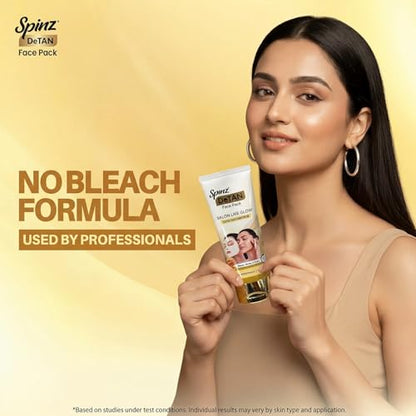 Image 5 of SpinZ DeTan Face Pack with Besan, Honey & Kojic Acid, 100 gm