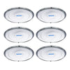 Image 1 of Default Title for the product neelam Stainless Steel Diamond Buffet Plate 17.5 cm Set of 6