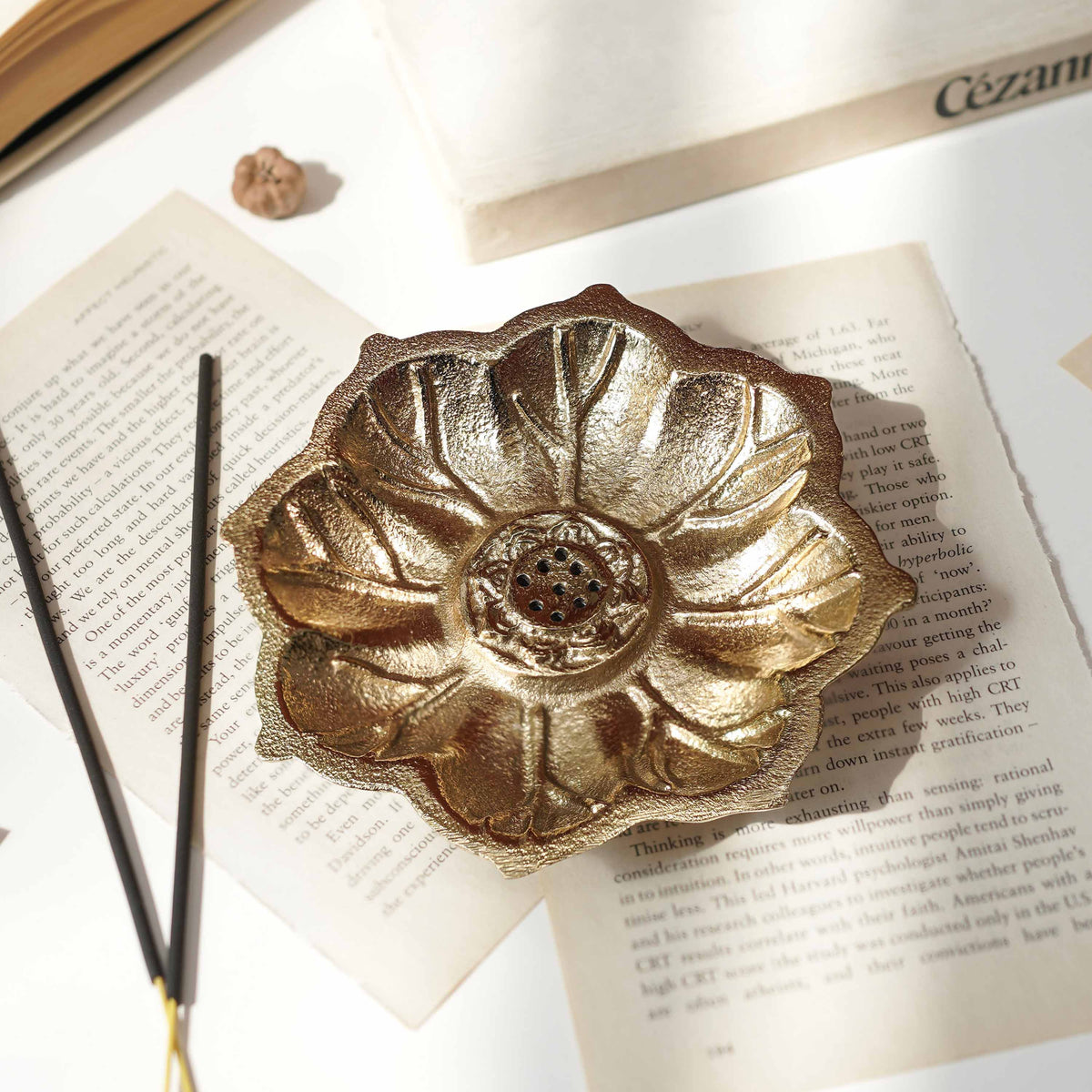 Image 3 of Behoma Lotus Incense Holder