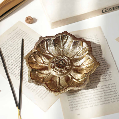 Image 3 of Behoma Lotus Incense Holder