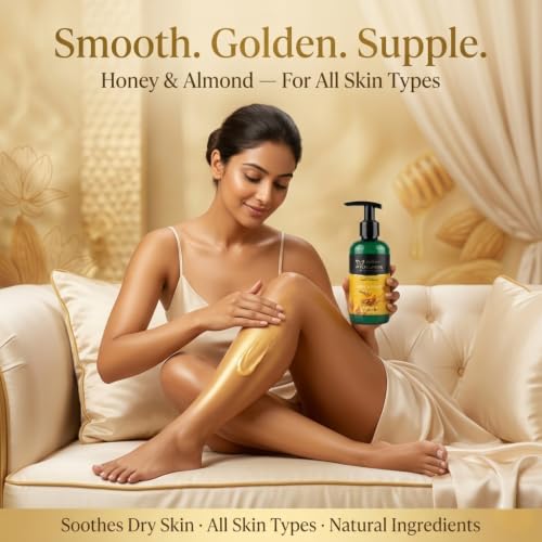 Image 4 of Naulakha Naturals Honey and Almond Body Lotion | Suitable For All Skin Type | No Harsh Chemical | Natural Ingredients