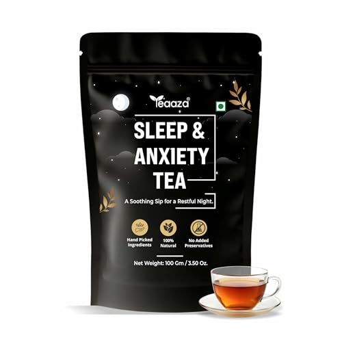 Image 1 of Pack of 1 for the product Teaaza Sleep & Anxiety Tea For Good Sleep 100 Grams