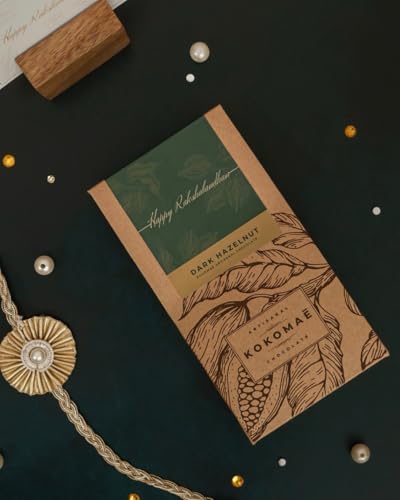 Image 1 of Default Title for the product KOKOMAE Rakhi Gift Sugar Free Milk Chocolate Coated Hazelnuts 50g