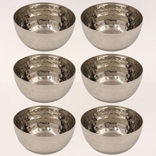 Image 1 of Default Title for the product Spillbox Stainless Steel Hammered SideDish Bowl-6