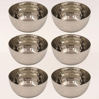 Image 1 of Default Title for the product Spillbox Stainless Steel Hammered SideDish Bowl-6