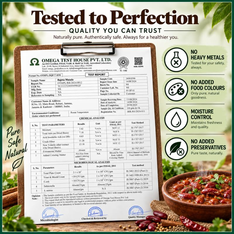 Image 5 of SAATYAKI NATURALS Jammu Rajma Masala