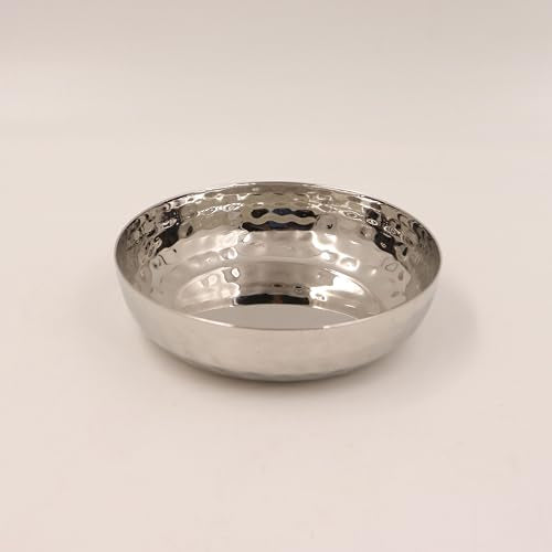 Image 1 of Default Title for the product Spillbox Hammered Halwa Plate-1