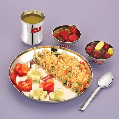 Image 2 of HAZEL Stainless Steel Kids Dinner Set 5-Piece