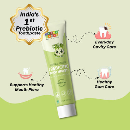 Image 2 of Herby Angel Fennel Fresh Prebiotic Toothpaste for Kids