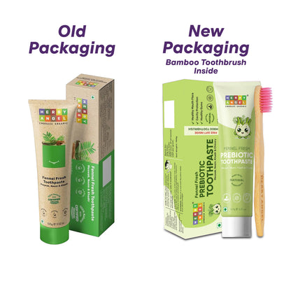 Image 3 of Herby Angel Fennel Fresh Prebiotic Toothpaste for Kids