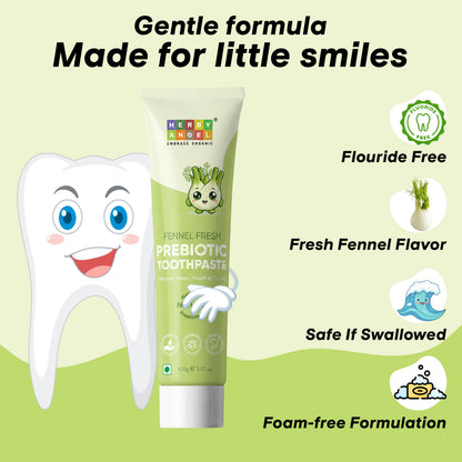 Image 4 of Herby Angel Fennel Fresh Prebiotic Toothpaste for Kids