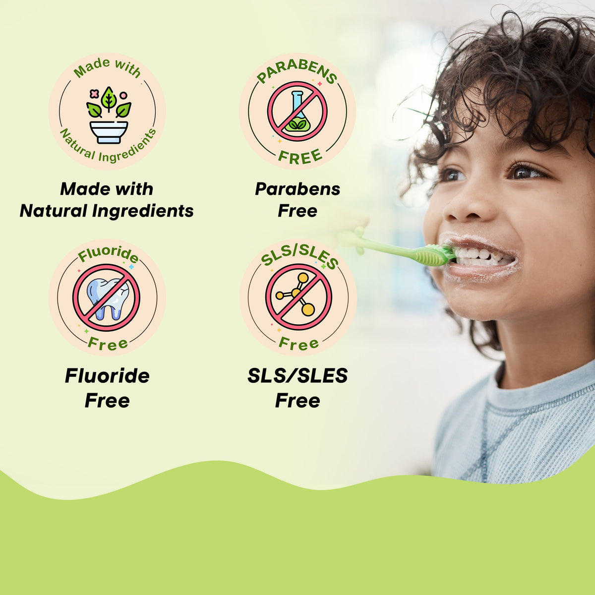 Image 8 of Herby Angel Fennel Fresh Prebiotic Toothpaste for Kids