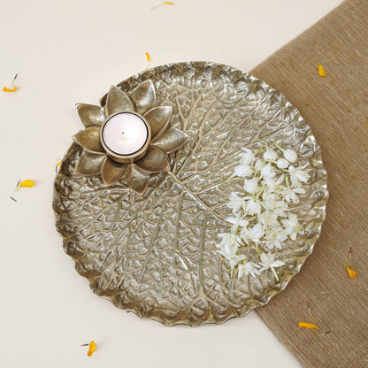 Image 9 of Behoma Lotus Leaf Thali