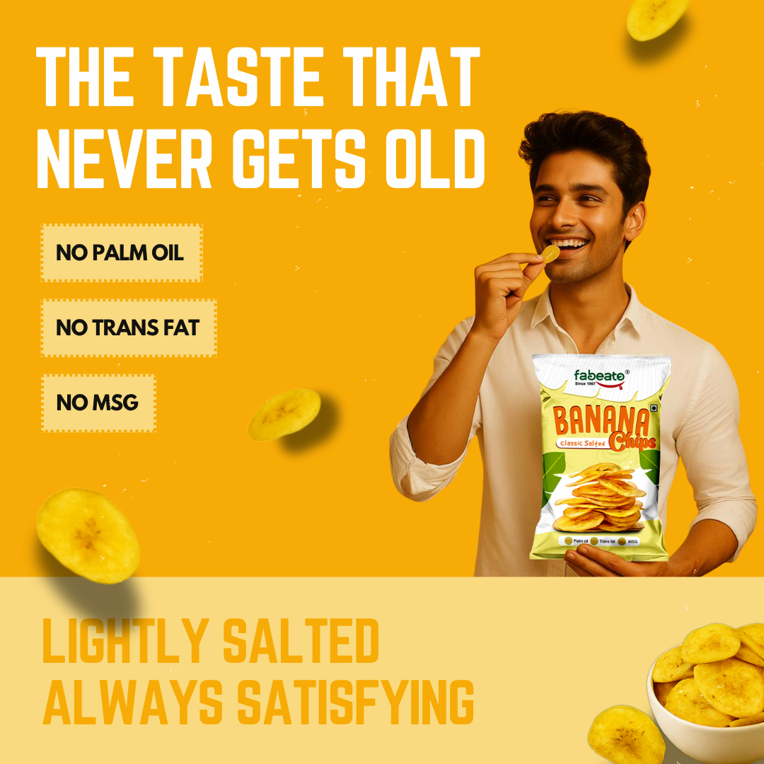 Image 2 of Fabeato Classic Salted Flavor Banana Chips (60g)