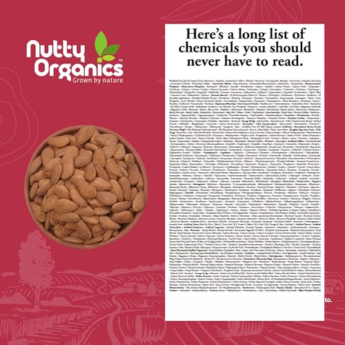 Image 7 of NUTTY ORGANICS California Almonds 250Gm