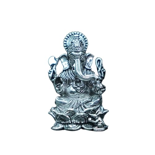 Image 1 of Default Title for the product Dista Silvers Antique Lotus Ganesh 38.26g