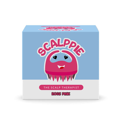 Image 2 of Scalppie Silicon Hair Scalp Massager & Shampoo Brush Scrub For Hair Growth & Anti Dandruff - Pink