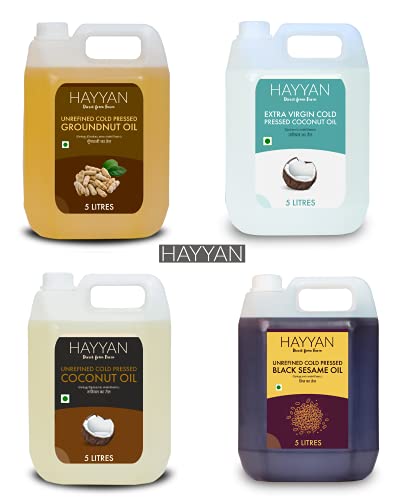 Image 4 of HAYYAN Extra Virgin Coconut Oil - Cold Pressed - 3 Litres