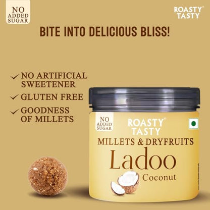 Image 7 of Roasty Tasty Coconut - Millets & Dryfruits Ladoo