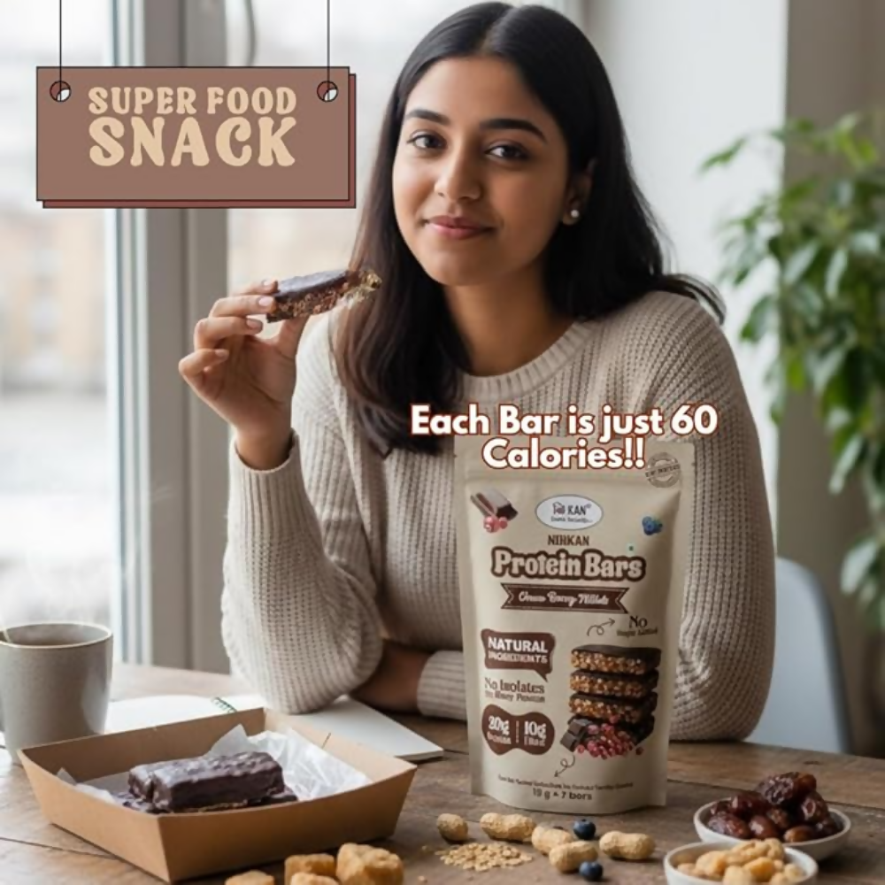 Image 4 of NIHKAN Choco Berry Millets Protein Mini Bars