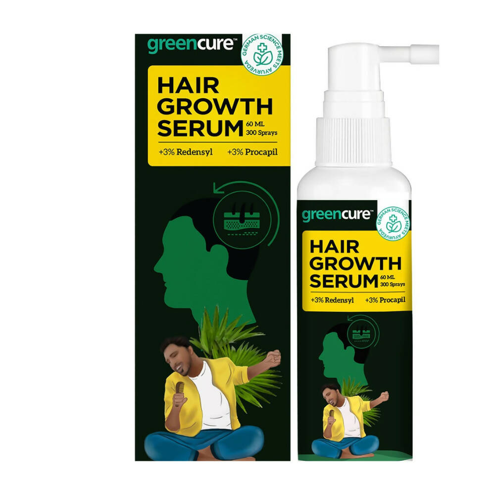 Image 1 of 60 ml for the product Greencure Hair Growth Serum for Men