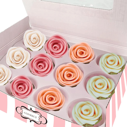 Image 2 of Confect Ombre- 3 | Edible Sugar Roses Topper