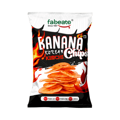 Image 1 of Fabeato Korean Kimchi Flavor Banana Chips (60g)
