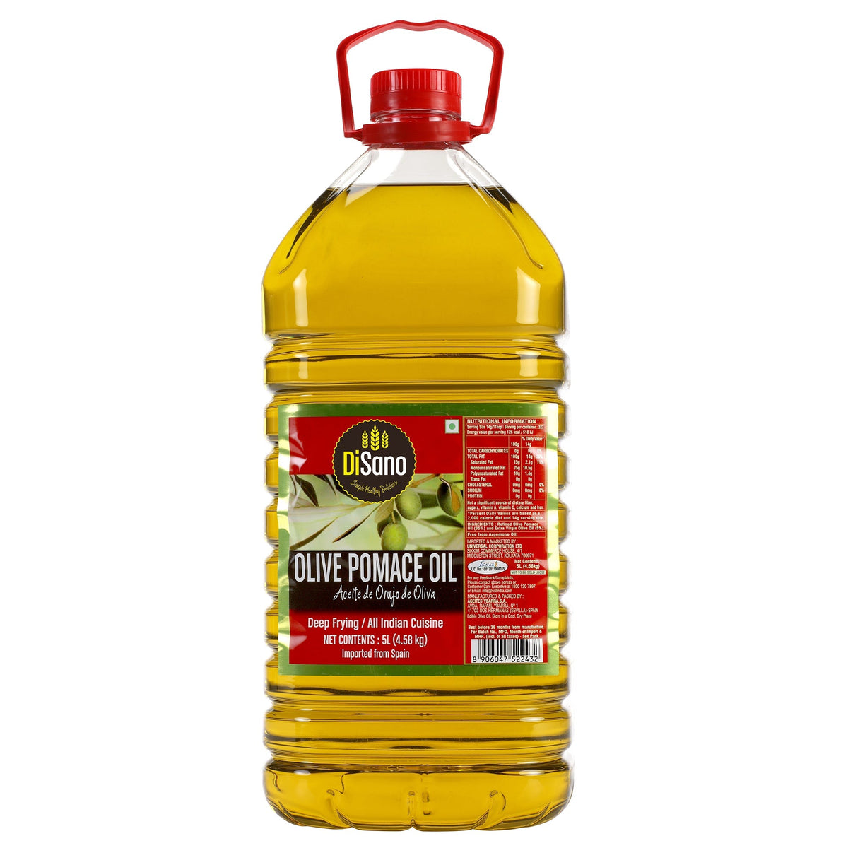 Image 9 of 5000 ml for the product Disano Olive Pomace Oil