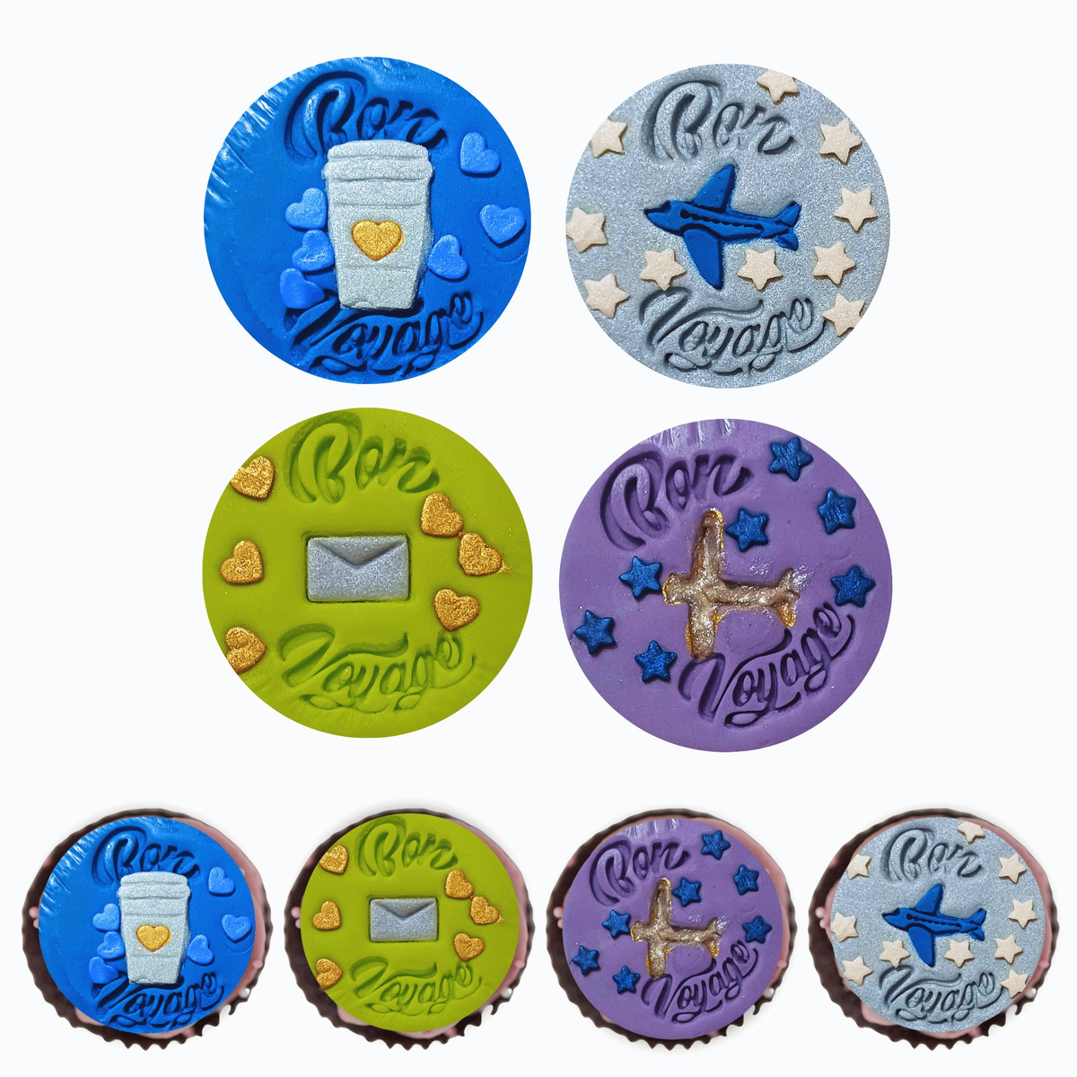 Image 1 of Pack of 1 for the product Confect Bon Voyage | Edible Celebration Topper