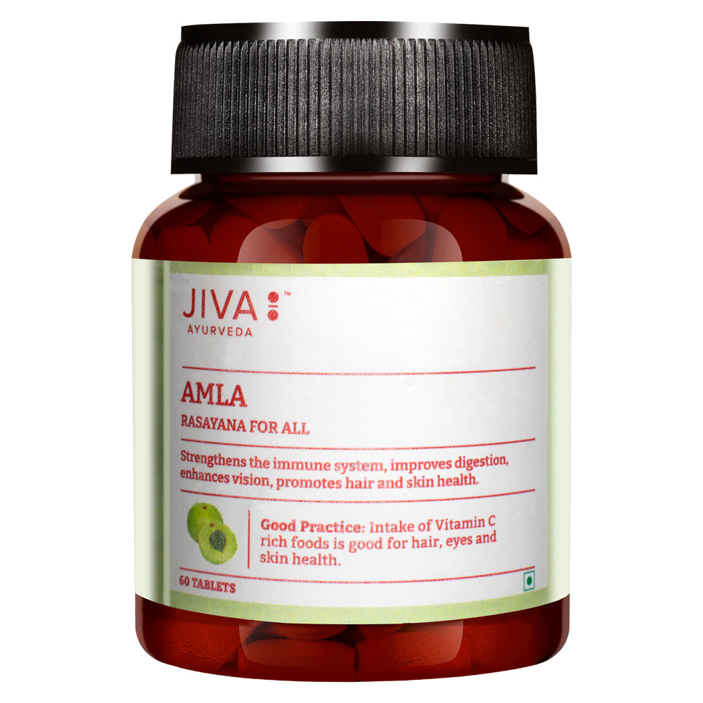 Image 1 of 60 tabs / Pack of 1 for the product Jiva Ayurveda Amla Tablets