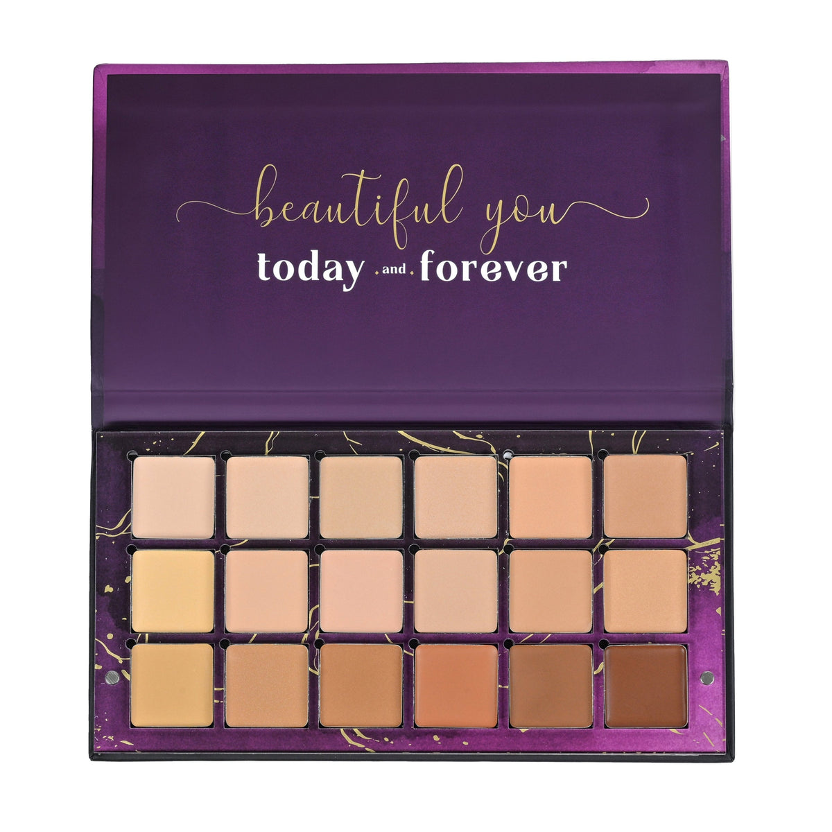 Image 1 of Mini-Aspire Edition for the product Aflairza The Flawless Edit Conceal & Correct Palette with 18 Super-Creamy Shades
