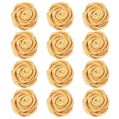 Image 1 of Default Title for the product Confect Champagne Gold | Edible Metallic Sugar Roses Topper