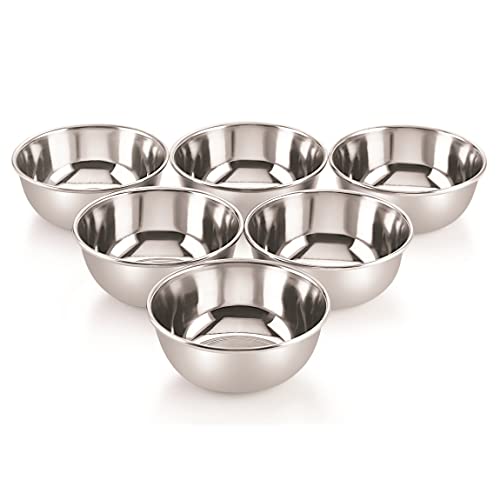 Image 2 of neelam Stainless Steel Prem Vati Set of 6, 150 ml