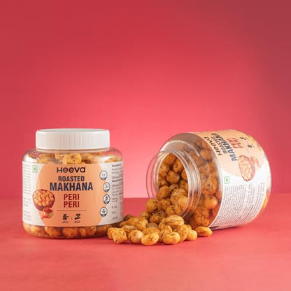 Image 4 of Heeva Roasted Makhana Peri-Peri Flavour 100g Pack of 3