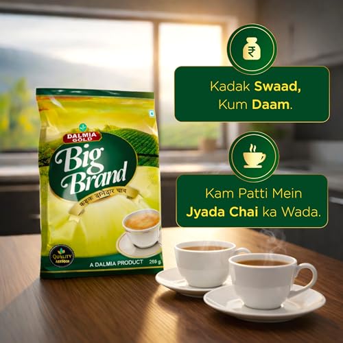 Image 3 of Dalmia Gold Big Brand Kadak CTC Tea - 500gms (Poly Pack) Pack of 2