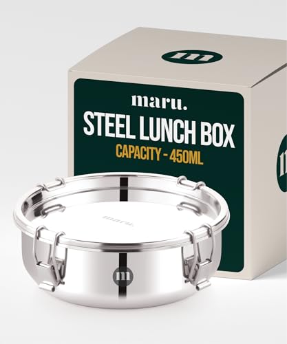 Image 3 of 450ml for the product MARU Steel Leakproof Tiffin/Lunch Box