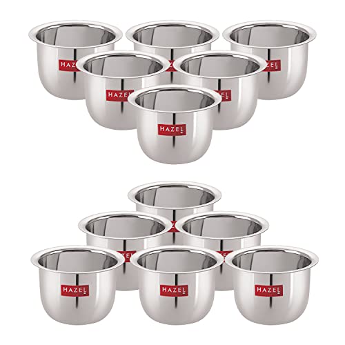 Image 9 of 12 / 100 ML (Short) for the product HAZEL Stainless Steel Mini Tea Glasses