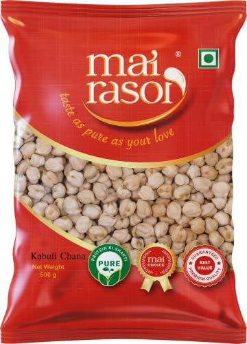 Image 1 of Pack of 1 for the product MAI RASOI Kabuli Chana/Channa Punjabi Chole 500 Gm Pouch