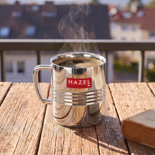 Image 1 of Default Title for the product HAZEL Stainless Steel Green Tea Coffee Amrapali Mug, 300 ml