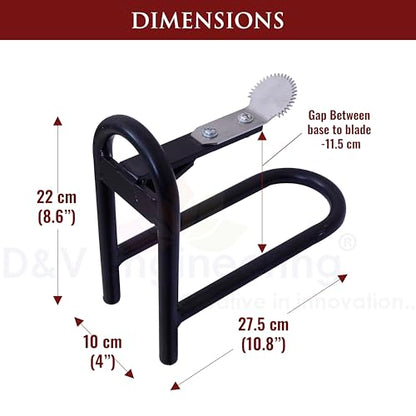 Image 3 of D&V Engineering Metal Tabletop Coconut Scraper