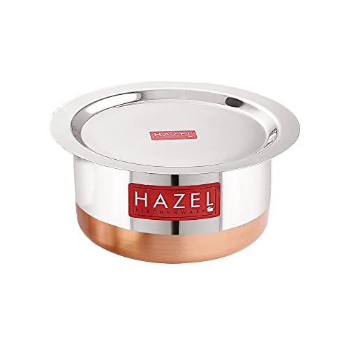 Image 2 of SS (1 pc Tope with 1 pc Lid) / 1.5 l for the product HAZEL Stainless Steel Patila Set with Lid