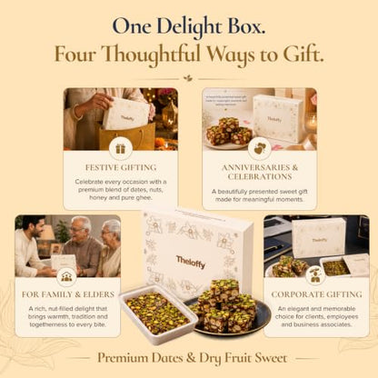 Image 5 of THELOFFY Dates Delight Premium Dates & Dry Fruit Sweet 500 GM