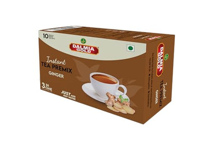 Image 3 of Dalmia Gold Instant Tea Premix Ginger Flavour 14g x 10 Sachets