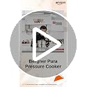 Image 2 of Bergner Pura Stainless Steel Pressure Cooker