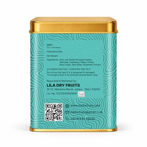 Image 4 of LILA DRY FRUITS Dry Fruit Bites Dates Barfi 200 g