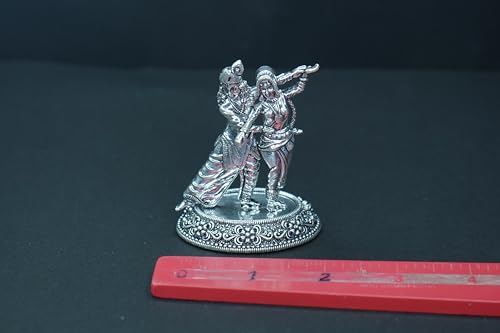 Image 4 of Dista Silvers Antique Radha Krishna 72.96g