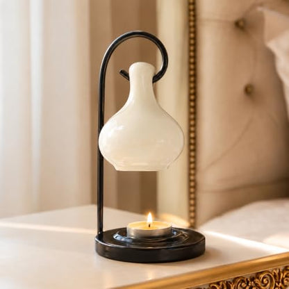 Image 6 of Off-White for the product Pure Source India Ceramic Aroma Oil Diffuser Hanging Burner