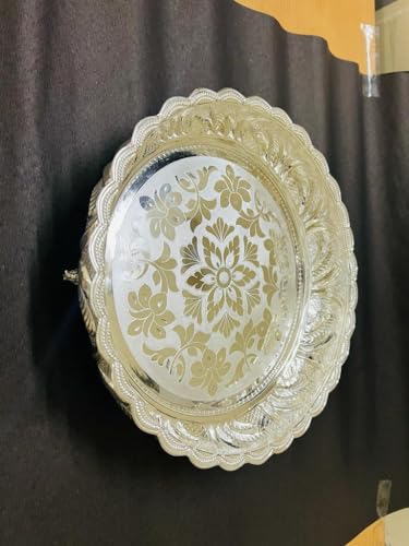Image 5 of Dista Silvers Floral Design Plate 420g