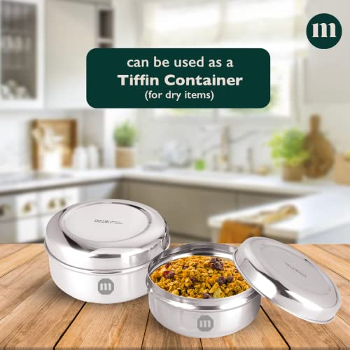 Image 7 of MARU Fridge Storage Containers Stainless Steel set of 4 (250ml, 450ml, 600ml, 850ml)